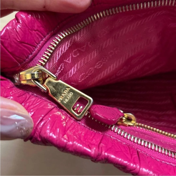 Prada Pink Leather Clutch - Picture 5 of 13